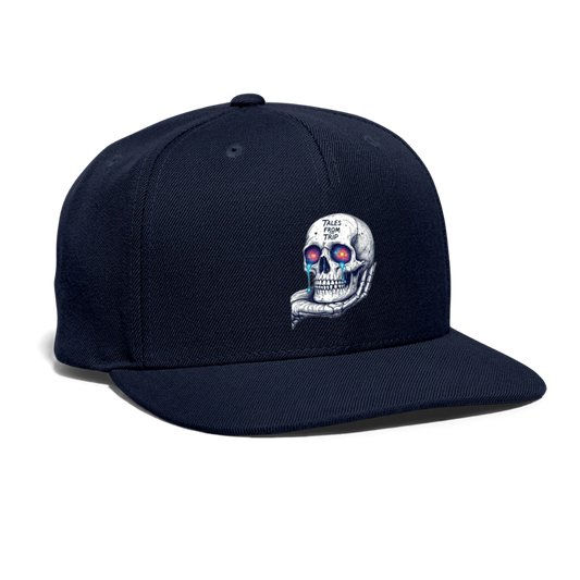 Galactic Skull Snapback - navy
