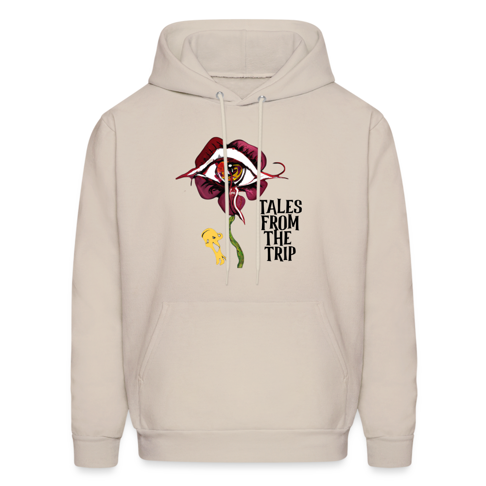 Datura Men's Hoodie (Black Text) - Sand