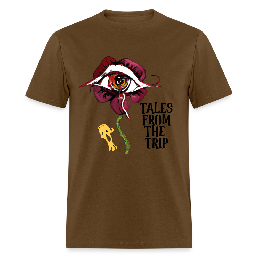 Datura Unisex TFTT-Shirt (Black Text) - brown